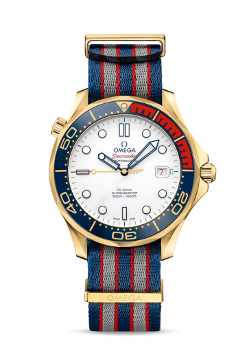 Omega Seamaster Diver 300M Co-Axial 41 Yellow Gold /James Bond Commander's Watch